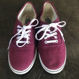 Maroon VANS